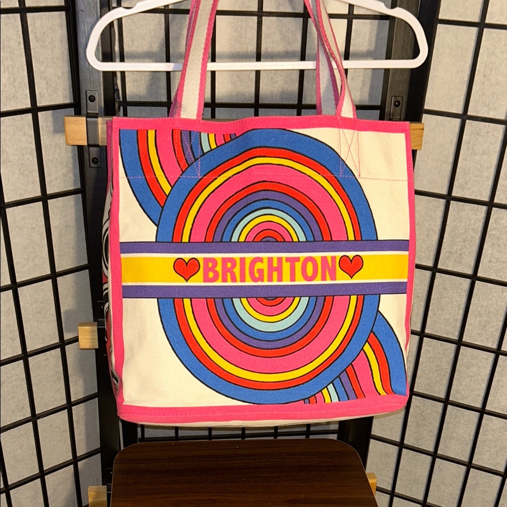 Brighton Multicolor Circular Pattern Tote - image 1